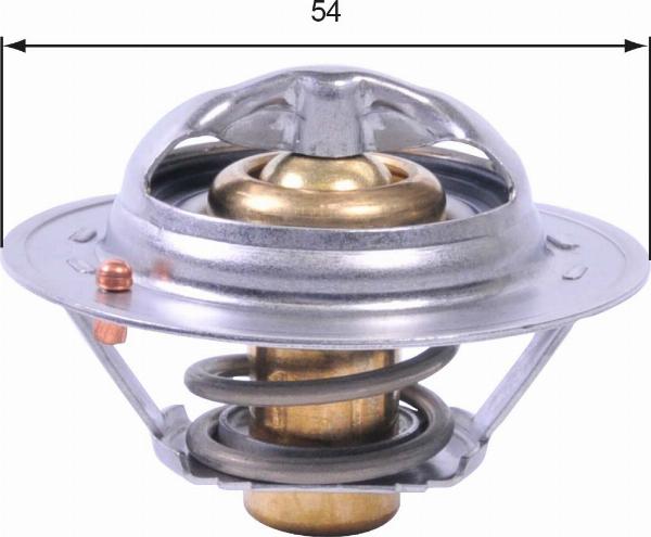 GATES TH43182G1 - Термостат, охолоджуюча рідина autocars.com.ua