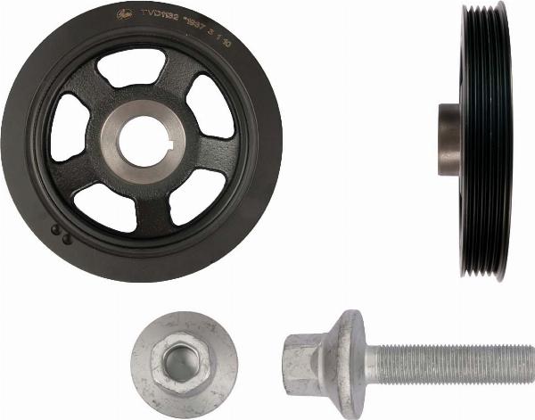 GATES TVD1132A - Ремінний шків, колінчастий вал autocars.com.ua