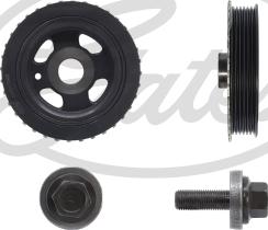 GATES TVD1168A - Ремінний шків, колінчастий вал autocars.com.ua