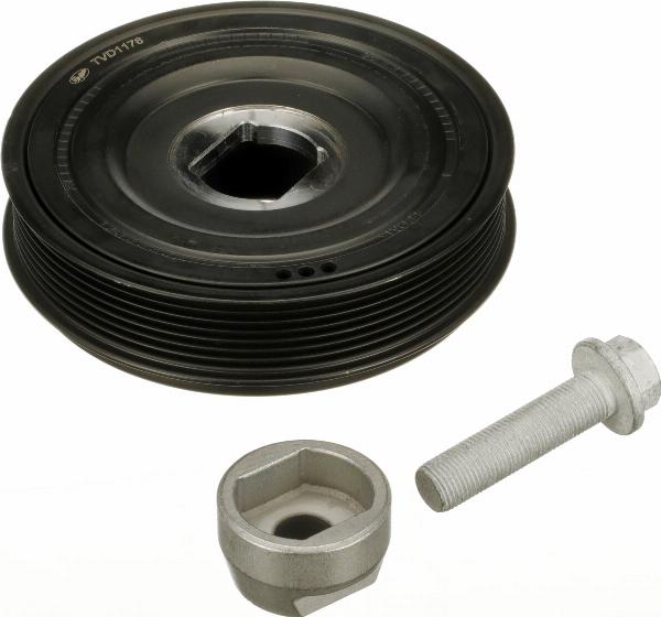 GATES TVD1176A - Ремінний шків, колінчастий вал autocars.com.ua