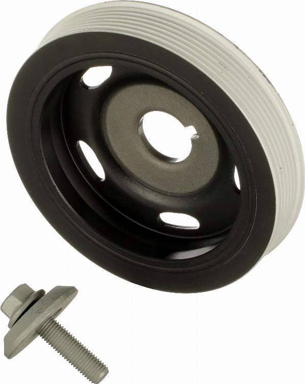 GATES TVD1291A - Ремінний шків, колінчастий вал autocars.com.ua