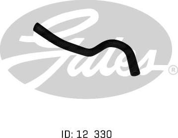 GATES 02-0039 - Шланг радіатора autocars.com.ua