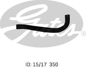 GATES 02-0082 - Шланг радіатора autocars.com.ua