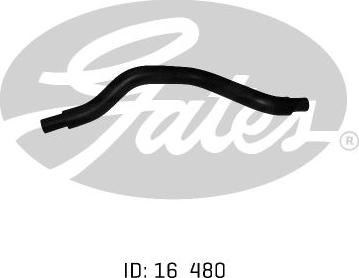 GATES 02-0118 - Шланг радіатора autocars.com.ua