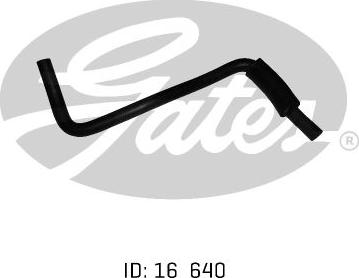 GATES 02-0129 - Шланг радіатора autocars.com.ua