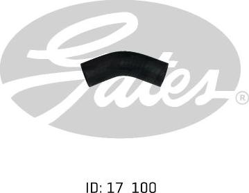 GATES 02-0222 - Шланг радіатора autocars.com.ua