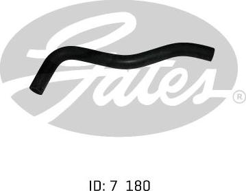 GATES 02-0387 - Шланг радіатора autocars.com.ua