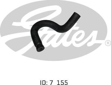 GATES 02-0404 - Шланг радіатора autocars.com.ua