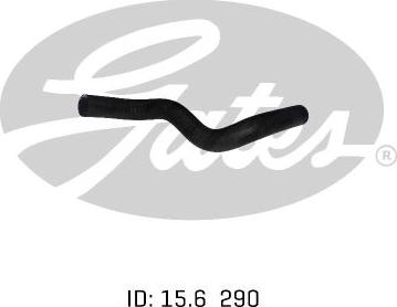 GATES 02-0464 - Шланг радіатора autocars.com.ua