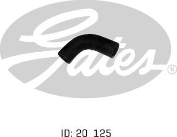 GATES 02-0469 - Шланг радіатора autocars.com.ua
