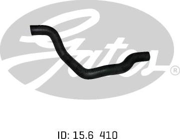 GATES 02-0548 - Шланг радіатора autocars.com.ua