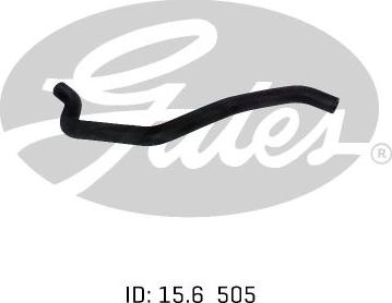 GATES 02-0549 - Шланг радіатора autocars.com.ua