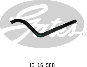 GATES 02-0550 - Шланг радіатора autocars.com.ua