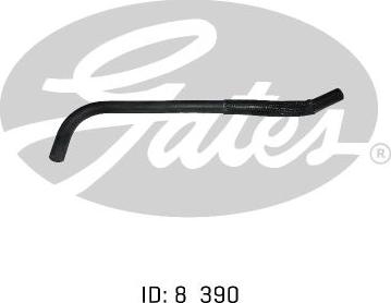 GATES 02-0555 - Шланг радіатора autocars.com.ua