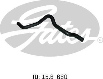 GATES 02-0562 - Шланг радіатора autocars.com.ua