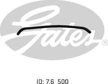 GATES 02-0567 - Шланг радіатора autocars.com.ua