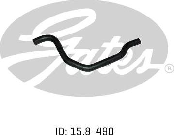 GATES 02-0577 - Шланг радіатора autocars.com.ua