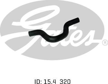 GATES 02-0578 - Шланг радіатора autocars.com.ua