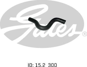 GATES 02-0579 - Шланг радіатора autocars.com.ua