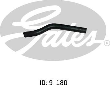 GATES 02-0638 - Шланг радіатора autocars.com.ua