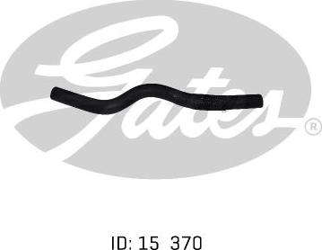 GATES 02-0763 - Шланг радіатора autocars.com.ua