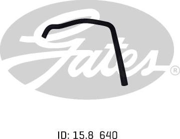 GATES 02-0793 - Шланг радіатора autocars.com.ua