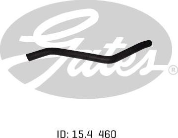 GATES 02-0807 - Шланг радіатора autocars.com.ua