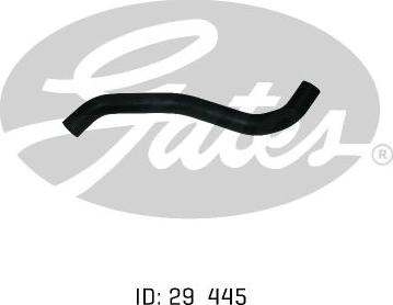 GATES 02-0987 - Шланг радіатора autocars.com.ua