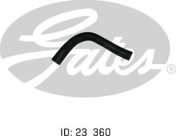 GATES 05-4388 - Шланг радіатора autocars.com.ua