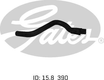 GATES 02-1078 - Шланг радіатора autocars.com.ua
