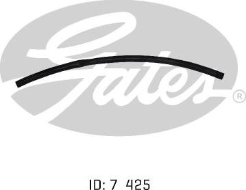 GATES 02-1215 - Шланг радіатора autocars.com.ua