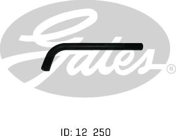 GATES 02-1230 - Шланг радіатора autocars.com.ua
