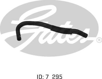 GATES 02-1407 - Шланг радіатора autocars.com.ua
