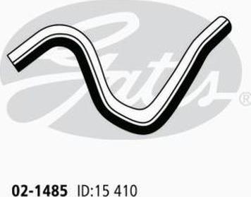 GATES 02-1485 - Шланг радіатора autocars.com.ua