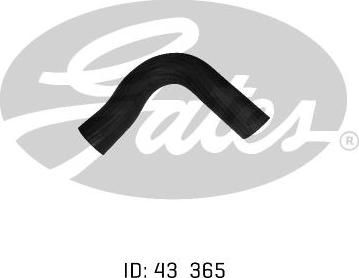 GATES 05-0110 - Шланг радіатора autocars.com.ua
