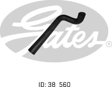 GATES 05-0111 - Шланг радіатора autocars.com.ua