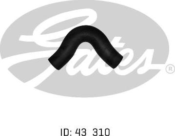 GATES 05-0147 - Шланг радіатора autocars.com.ua