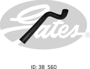 GATES 05-0284 - Шланг радіатора autocars.com.ua
