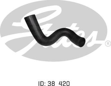 GATES 05-0297 - Шланг радіатора autocars.com.ua
