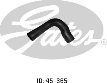 GATES 05-0298 - Шланг радіатора autocars.com.ua