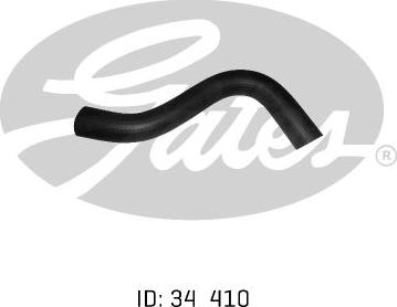 GATES 05-0332 - Шланг радіатора autocars.com.ua
