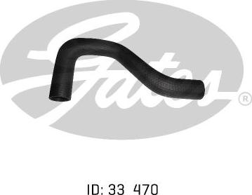 GATES 05-0336 - Шланг радіатора autocars.com.ua