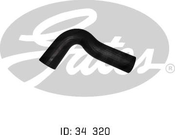 GATES 05-0337 - Шланг радіатора autocars.com.ua