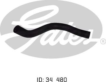 GATES 05-0536 - Шланг радіатора autocars.com.ua