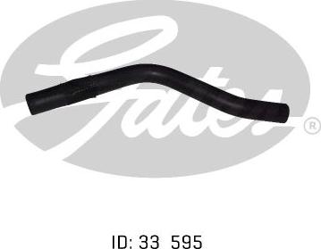 GATES 05-0554 - Шланг радіатора autocars.com.ua