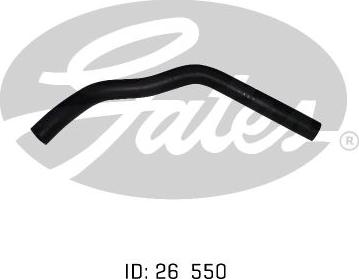 GATES 05-0556 - Шланг радіатора autocars.com.ua