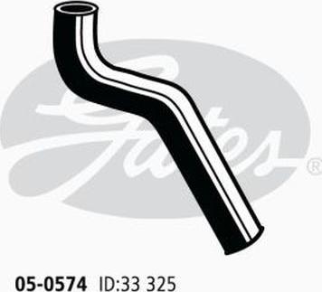GATES 05-0574 - Шланг радіатора autocars.com.ua