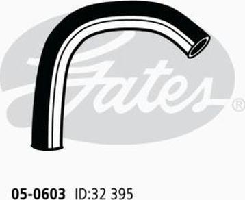 GATES 05-0603 - Шланг радіатора autocars.com.ua