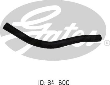 GATES 05-0666 - Шланг радіатора autocars.com.ua