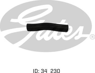GATES 05-0696 - Шланг радіатора autocars.com.ua